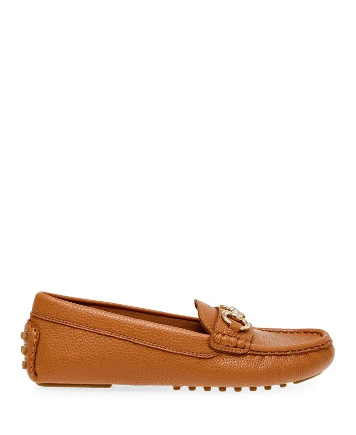 Anne Klein Women's Chrystie Flat Moccasins, Brown