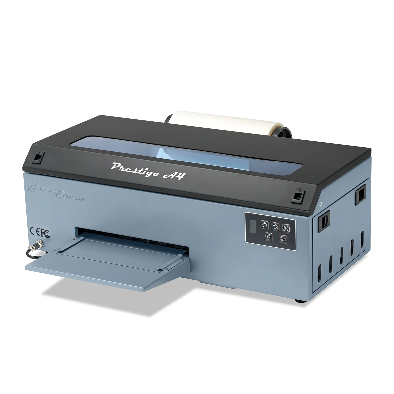 DTF Station Prestige A4 DTF Printer with Ink, Film, and Supplies - Classic Black and Grey