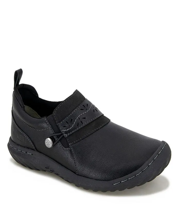 Fern JBU Women's Casual Moccasins, Black