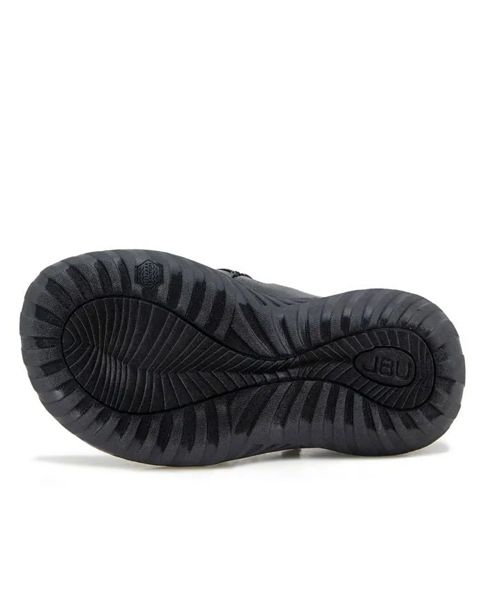 Fern JBU Women's Casual Moccasins, Black
