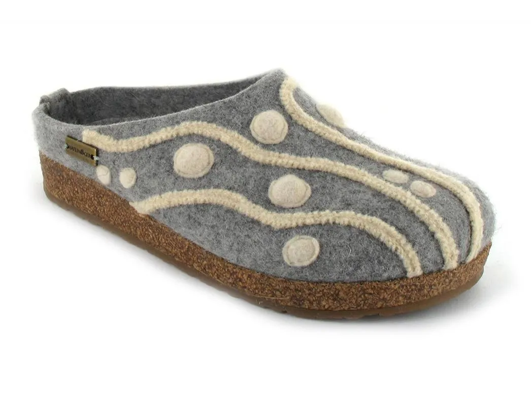 Haflinger Women's Helena Slippers- Grey