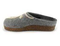 Haflinger Women's Helena Slippers- Grey
