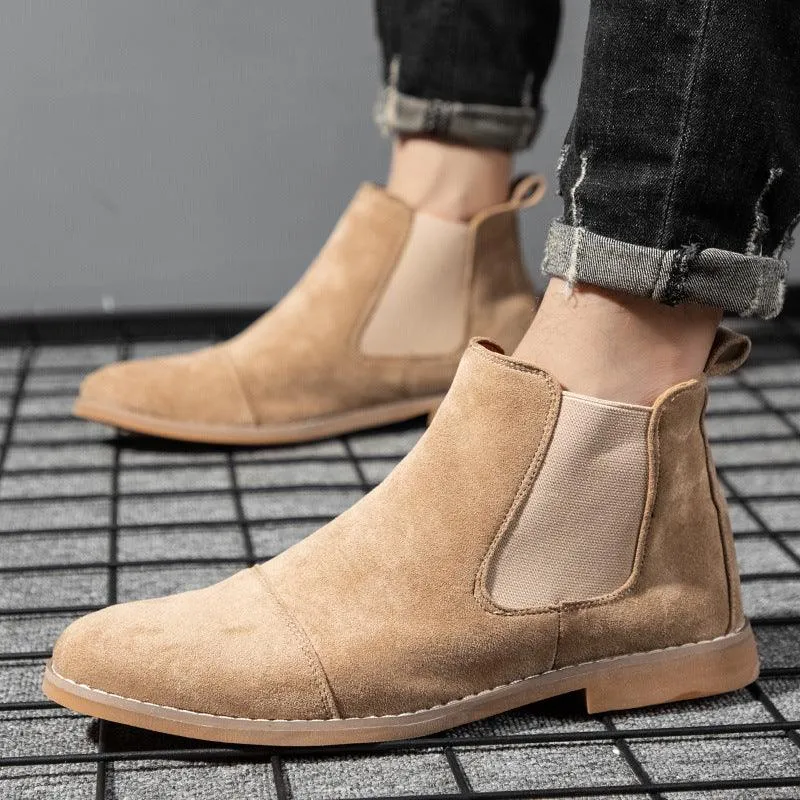 High-top casual plus size men's shoes Martin boots
