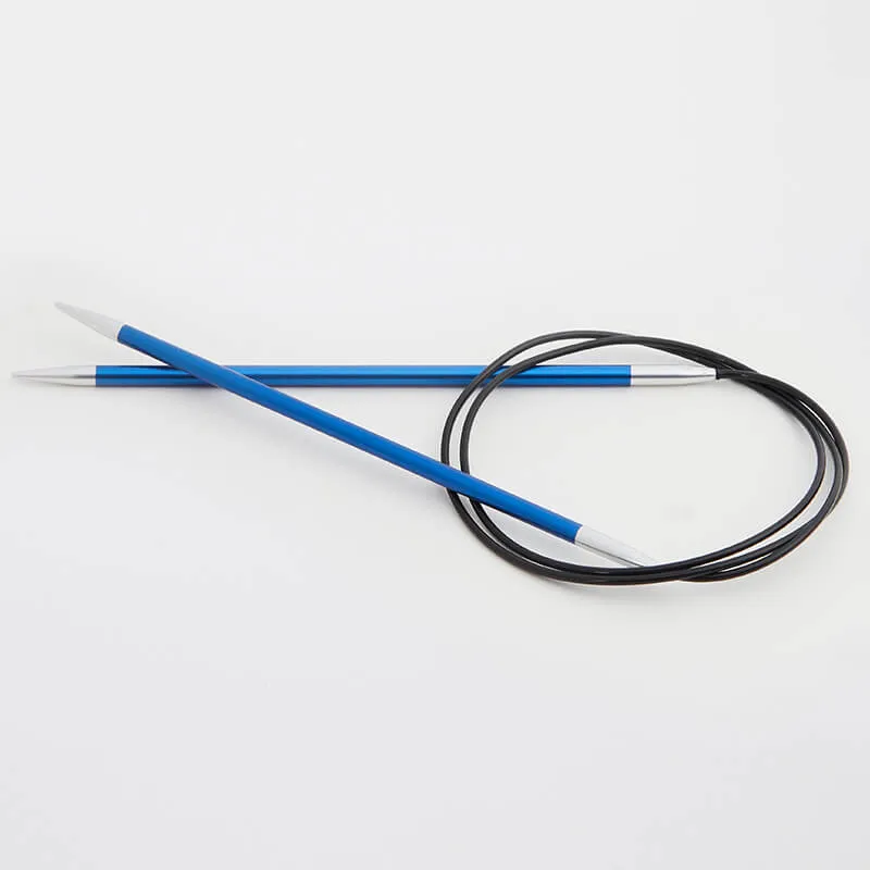 KnitPro Zing Fixed Circular Needles, Length 25 cm (thickness 2.00 - 5.00 mm)