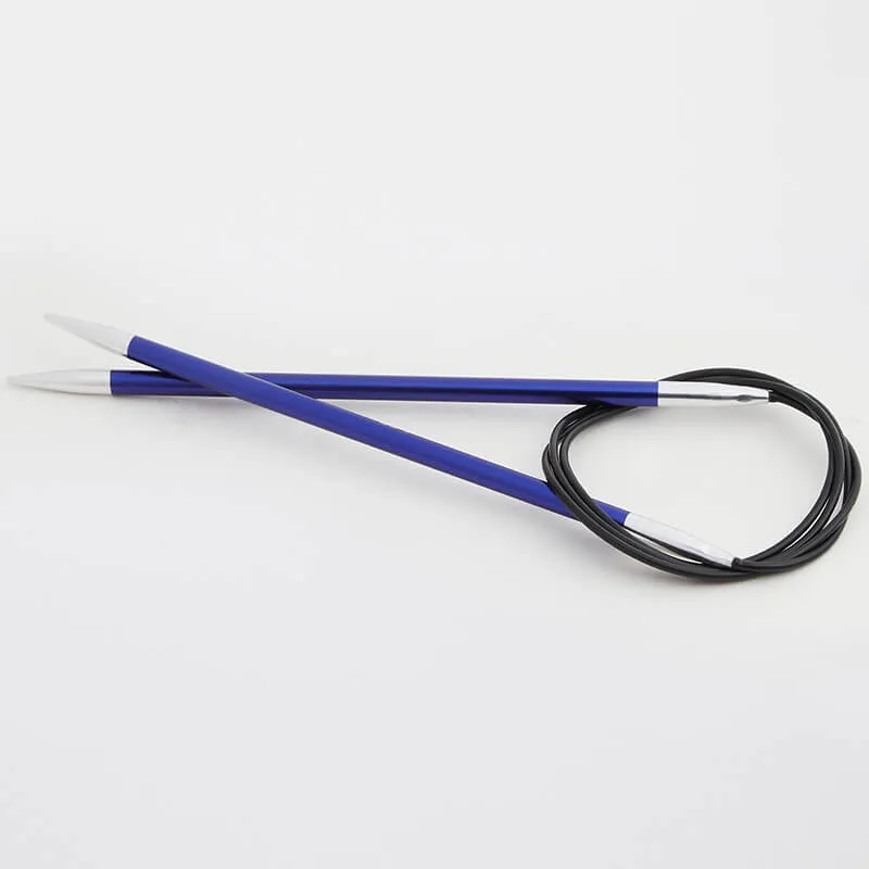 KnitPro Zing Fixed Circular Needles, Length 25 cm (thickness 2.00 - 5.00 mm)