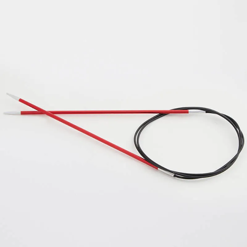 KnitPro Zing Fixed Circular Needles, Length 25 cm (thickness 2.00 - 5.00 mm)