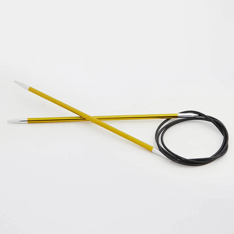 KnitPro Zing Fixed Circular Needles, Length 25 cm (thickness 2.00 - 5.00 mm)