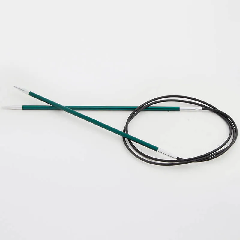 KnitPro Zing Fixed Circular Needles, Length 25 cm (thickness 2.00 - 5.00 mm)