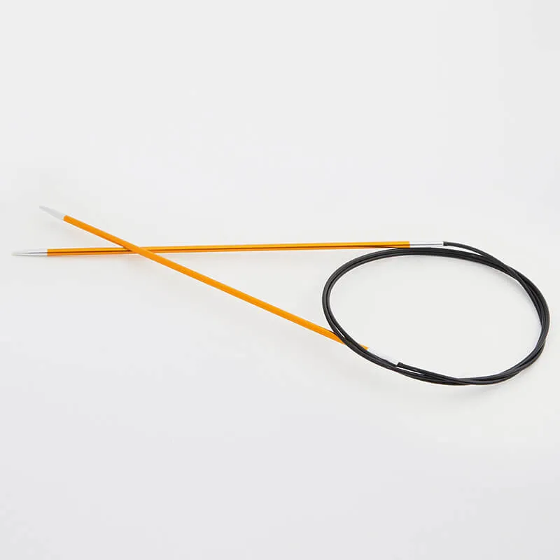 KnitPro Zing Fixed Circular Needles, Length 25 cm (thickness 2.00 - 5.00 mm)