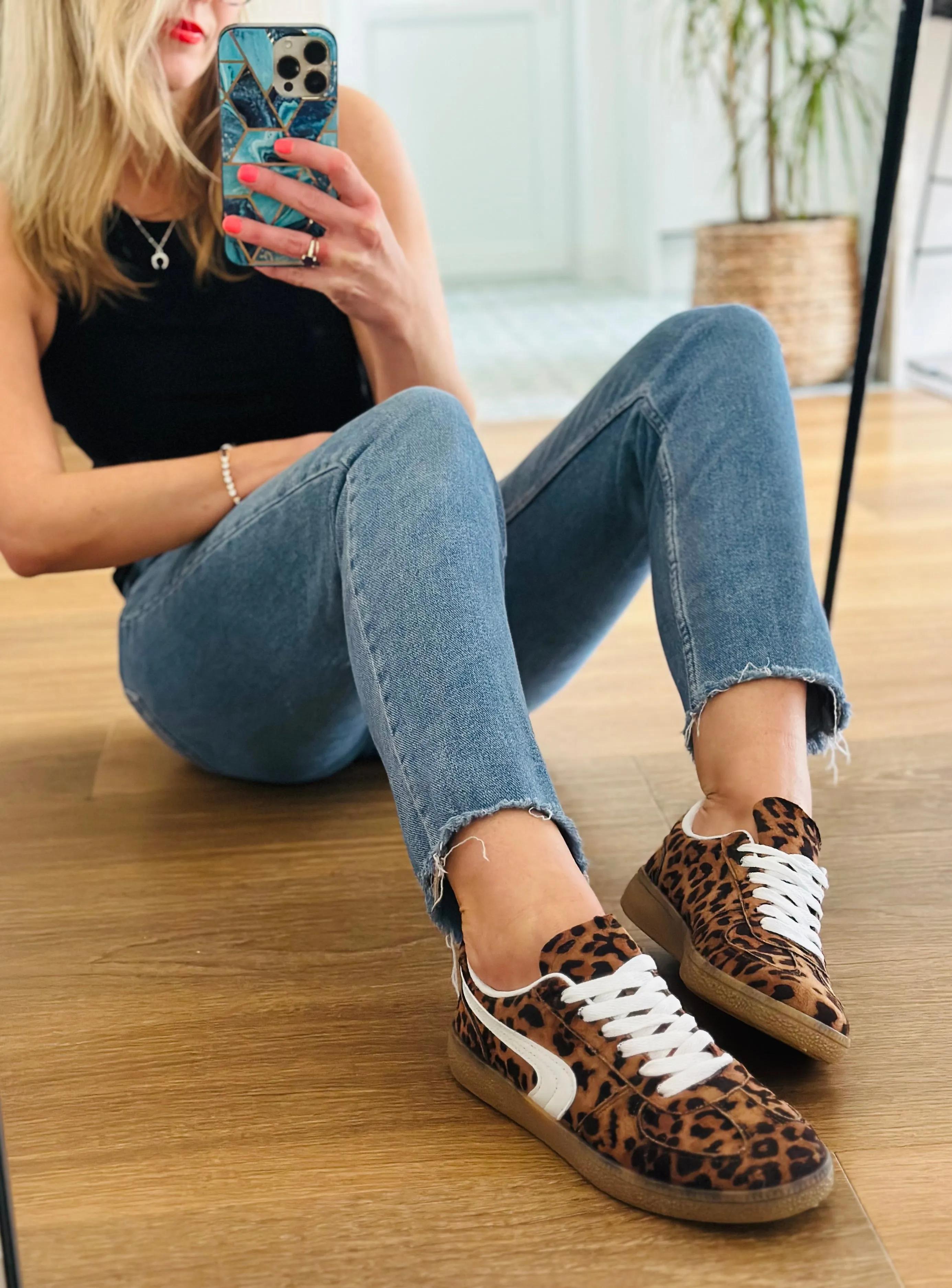 Leopard Lace Ups size 36 and 38