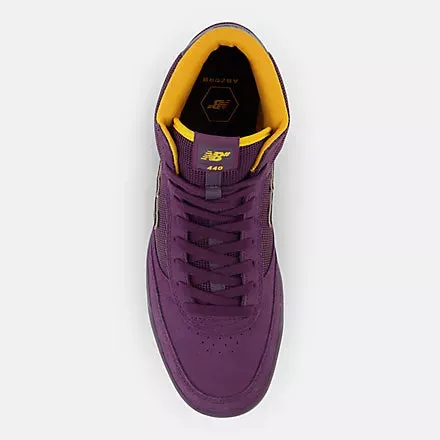New Balance Numeric 440 High - Purple w/ Yellow